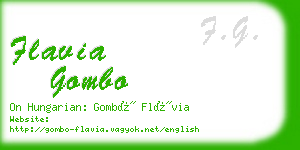 flavia gombo business card
